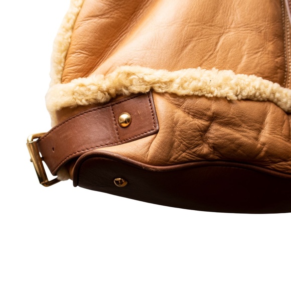 Rachael Ruddick Buttersoft Leather & Shearling Convertible Handbag - Picture 3 of 16